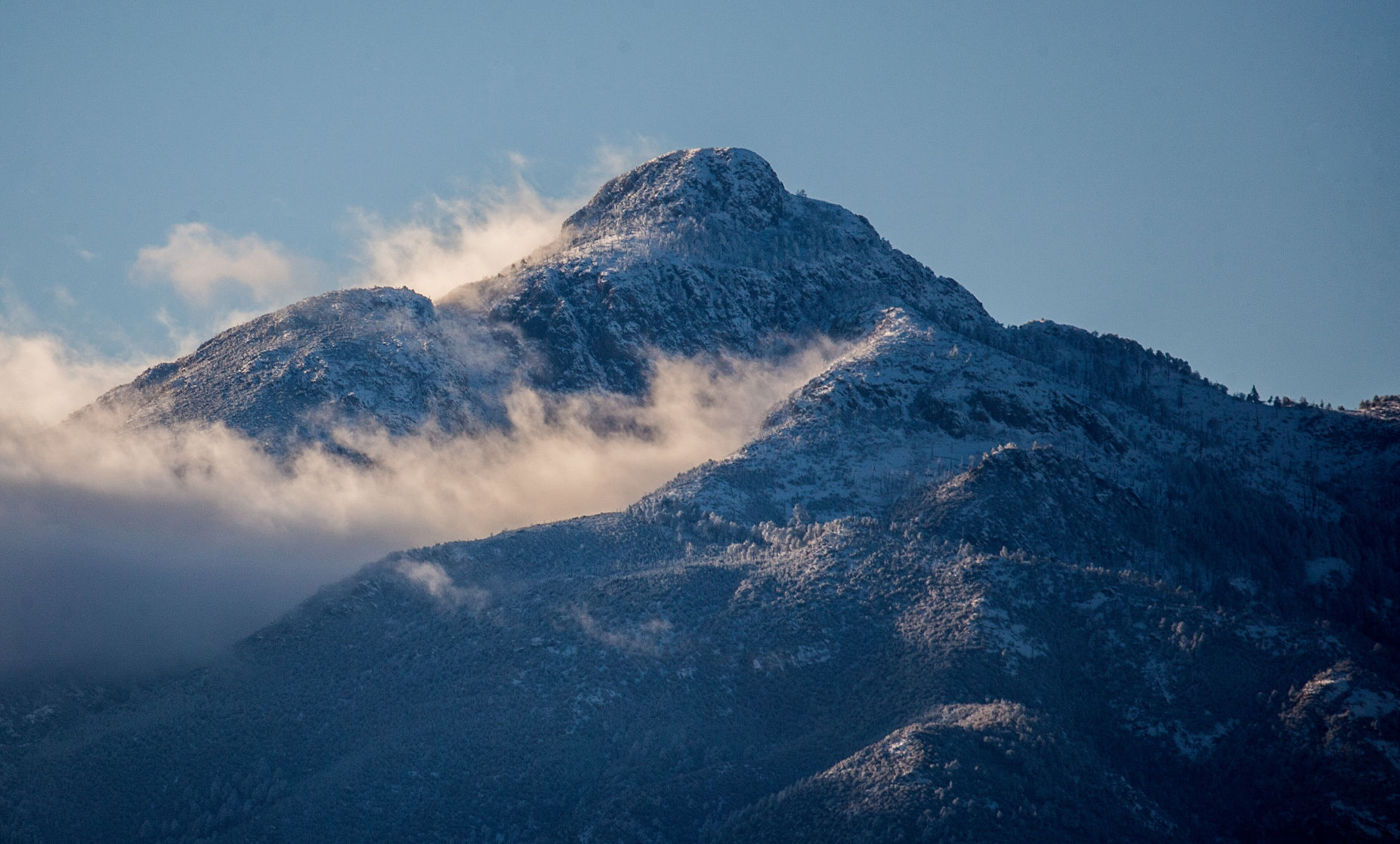 Snow in southeast Arizona